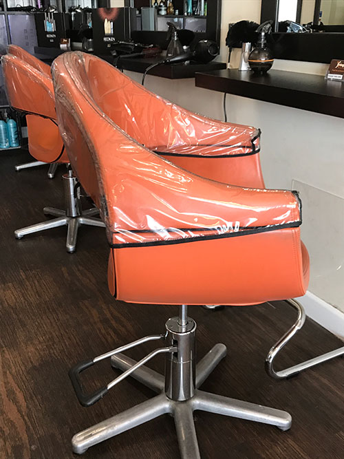 A stylist's chair at Fringe