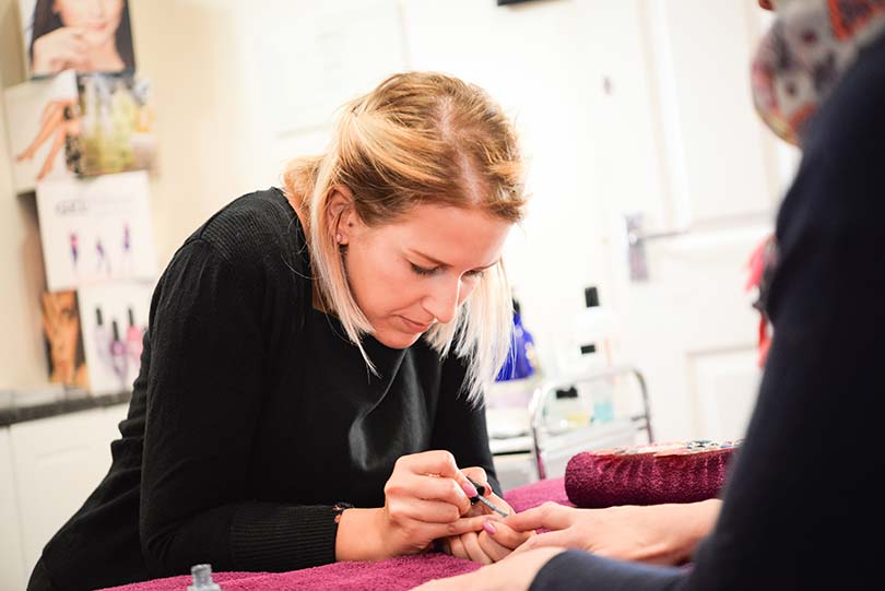 Helen Spicer, Fringe's resident beauty therapist.